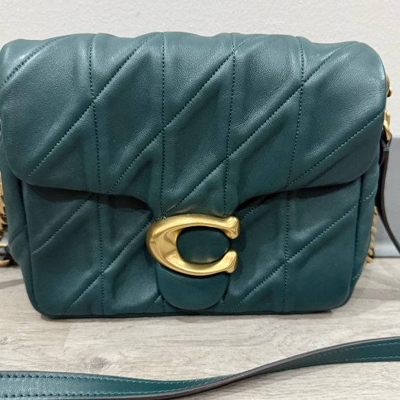 Coach Bag Times Square Quilted Tabby in Forest Green - Picture 5 of 13